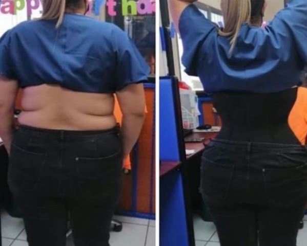Cinturón de Cintura Faja Abdominal Control de Abdomen Moldeador Corporal con Triple Envuelta para Mujeres