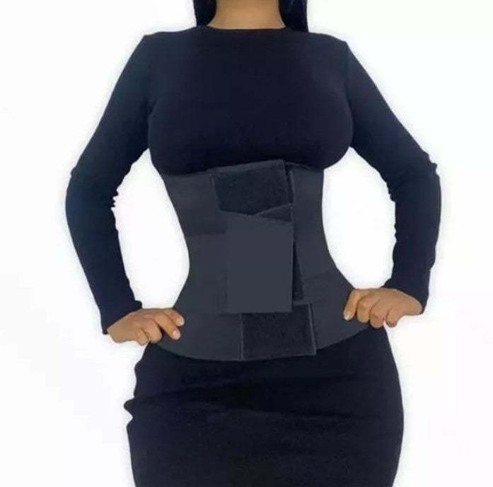 Cinturón de Cintura Faja Abdominal Control de Abdomen Moldeador Corporal con Triple Envuelta para Mujeres