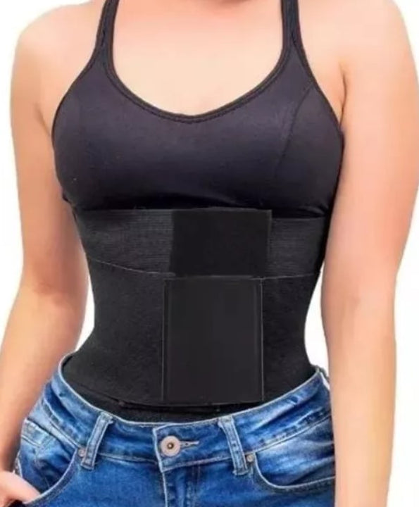 Cinturón de Cintura Faja Abdominal Control de Abdomen Moldeador Corporal con Triple Envuelta para Mujeres