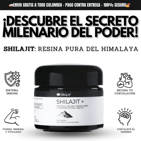 Shilajit | Resina orgánica pura del Himalaya | Auténtico y natural + ENVIO GRATIS 🚚